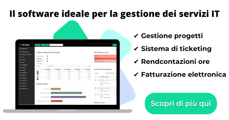 Banner weclapp gestionale servizi IT